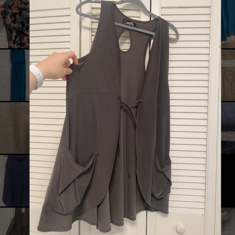 Sympli Vest Army Green